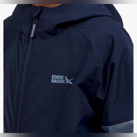 NWT Eddie Bauer Kids Green Camo and Blue 3 in 1 Light Weight Jacket Size M 10/12 - Picture 8 of 10